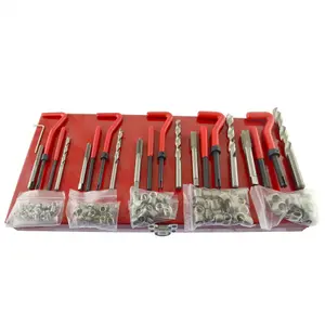 Thread installation and repair kit helicoil set 131pc metric sizes M5 to M12