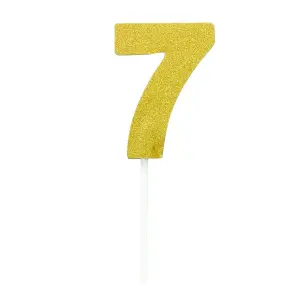 Bristol Novelty Diamond Number Cake Topper Gold (7)