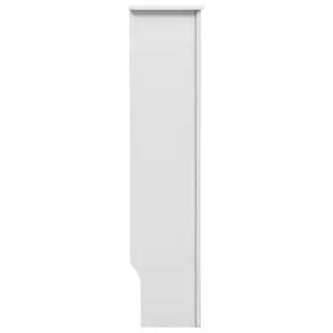 Radiator Cover White 152x19x81.5 cm MDF - Sturdy and Durable