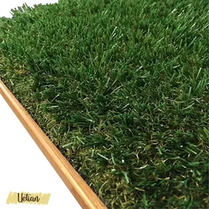 High Density Artificial Grass 25mm Pile Height, Natural Looking, Lawn Garden Fake Turf - 4m x 1m Green Roll