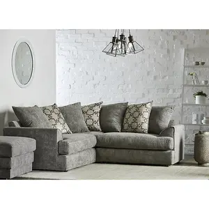 Ferrous Double Corner Sofa Graceland Fabric