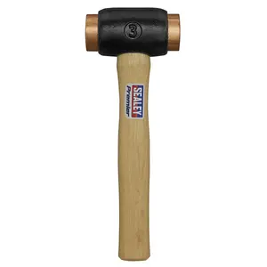 Sealey Copper Faced Hammer 4.3lb Hickory Shaft CFH04