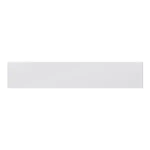 GoodHome Stevia Gloss grey slab Standard Appliance Filler panel (H)115mm (W)597mm