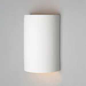 Litecraft Vane White Paintable Up and Down Wall Light