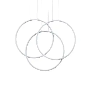 Luminosa Frame LED Decorative Integrated Pendant Light White, 3000K