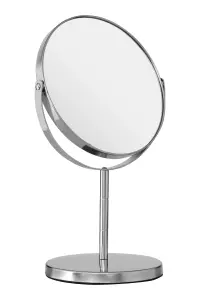 Essentials by Premier Marisha Silver Effect Metal Swivel Table Mirror