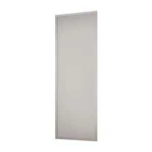 Spacepro Shaker Matt Dove grey Single panel Sliding wardrobe door (H) 2260mm x (W) 914mm