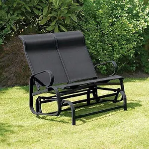 Suntime Havana Black Twin Glider Chair