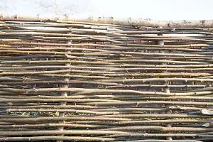 Hazel Hurdle Fencing Panel 6ft x 4ft 6in Premium Weave Birchwood Capped Natural