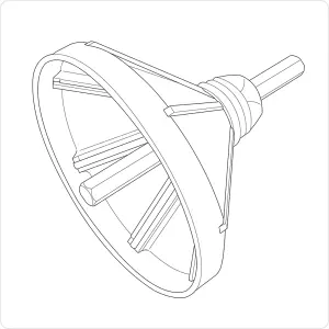 Sealey Internal & External 2-in-1 Deburring/Chamfer Tool Diameter 27mm - 86mm DB06