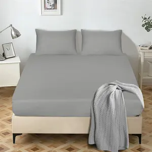 Egyptian-Quality Cotton sheet Flat Silver / Super King (6')