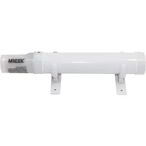 Mylek Tubular Heater 60W - 340mm - Low Energy Tube - Built in Digital Timer Thermal Cut Out - Mounting Brackets Greenhouse, Garage