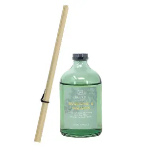 Reed Diffuser 100ml Luxury Bottle Basil Rose & Oakmoss Home Aroma Fragrance