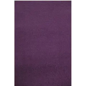 Maestro Collection Solid Design Rug in Purple