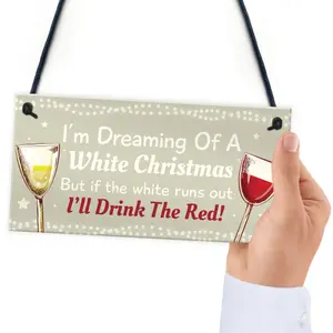 Red Ocean Novelty Bar Signs And Plaques Funny Wine Gifts For Women Funny Gift