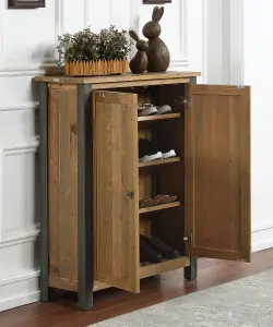 Urban Elegance - Reclaimed Large Shoe Storage Cupboard