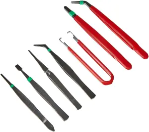 Silverline Tweezer Set 7pce - 7pce