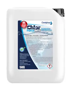 Liquid Chlorine ChlorForce M15 - for Swimming Pools 5 Litres