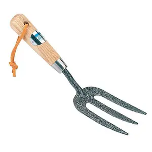 Draper 89102 Garden Carbon Steel Weeding Fork Heavy Duty Ash Handle 14314