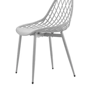 Filsaime Dining Chair (Set of 6) Grey / Grey / Grey