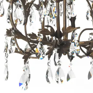 Luminosa Botte Multi Arm Chandelier Bronze