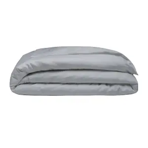 Belledorm Sateen Duvet Cover Platinum Grey (Superking)