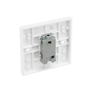 BG White 20A 1 way 1 gang Light Switch, Pack of 5