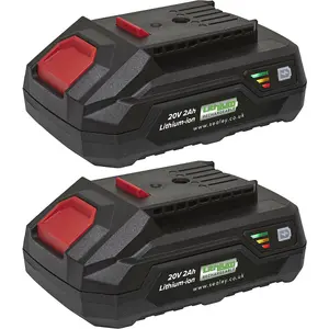 High-Performance 2 Pack Lithium-ion 20V 2Ah Power Tool Batteries for SV20V Series