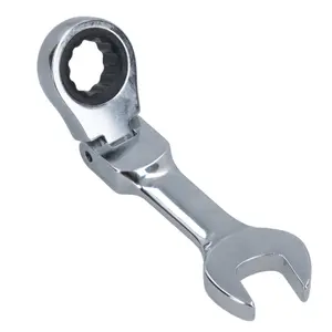 14mm Stubby Flexi Ratchet Combination Spanner Metric Wrench 72 Teeth SPN19