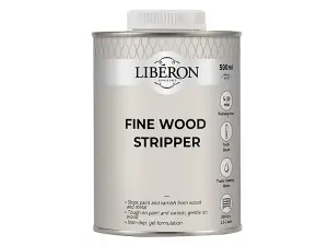 Liberon 500ml Fine Wood Stripper for Easy Paint Removal