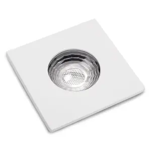 10 PACK - White GU10 Square Fire Rated Downlight - IP65 - SE Home