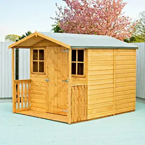 Casita 7ft x 9ft Summerhouse Shed with Veranda Yes