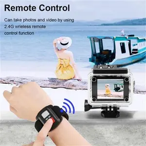 4K 170° Action Camera Ultra Hd 20Mp 2.0'' Lcd Wifi Waterproof Remote