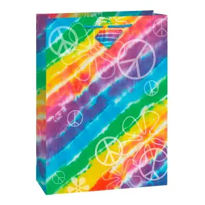 Unique Party Tie Dye Gift Bag Multicoloured (One Size)