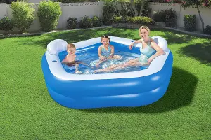 Bestway Family Fun Paddle Inflatable Pool For Kids Swimming Pool Paddling Seats