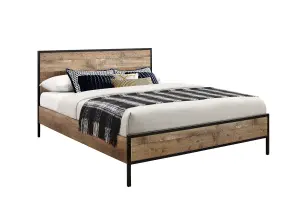 Birlea Urban Double Bed Rustic