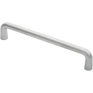 Rounded D Shaped Bar Handle 300mm x 19mm Diameter Satin Anodised Aluminium