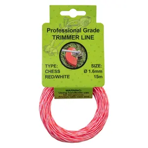 strimmer/trimmer cord/line ,twist cord for cleaner ,faster cut,1.6mm x 15m coil