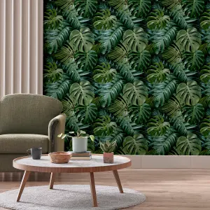 Arthouse Living Wall Green Wallpaper