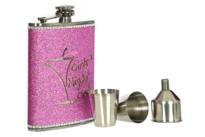 Girls Night Out Hip Flask Set with 2 Cups