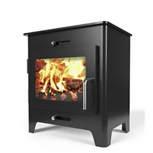 Metallic Black 5kw DEFRA Wood Burning Stove