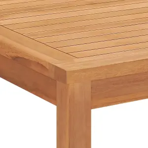 Berkfield Garden Dining Table 160x80x77 cm Solid Teak Wood