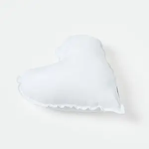 Homescapes Super Microfibre Heart Shaped Cushion Pad - Cushion Filler and Inserts 30 cm (12")