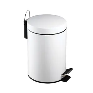 Maison by Premier 3000ml White Pedal Bin