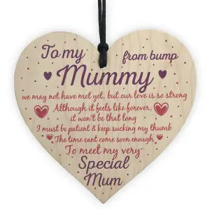 Red Ocean Mummy To Be Plaques Gifts From Bump BABY SHOWER Baby Girl Boy Present Keepsake