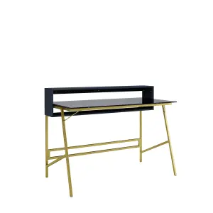 Morgan Writing Desk in Black & Gold