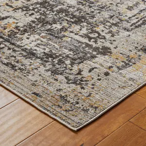 Modern Multi Easy to Clean Abstract Rug for Bedroom & Living Room-160cm X 235cm