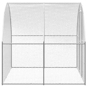 Outdoor Chicken Coop 3x4x2 m Galvanised Steel