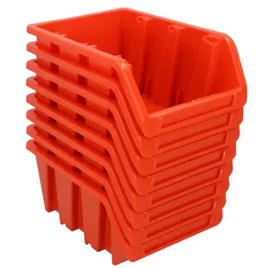 Stacking Bin Boxes Wall or Stack for Garage Workshop Storage 165 x 105 x 75 80pc