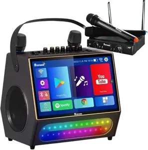 Mr Entertainer Maestro. Smart Touch Screen Karaoke Machine & Portable Media Player. 4 Wireless Microphones